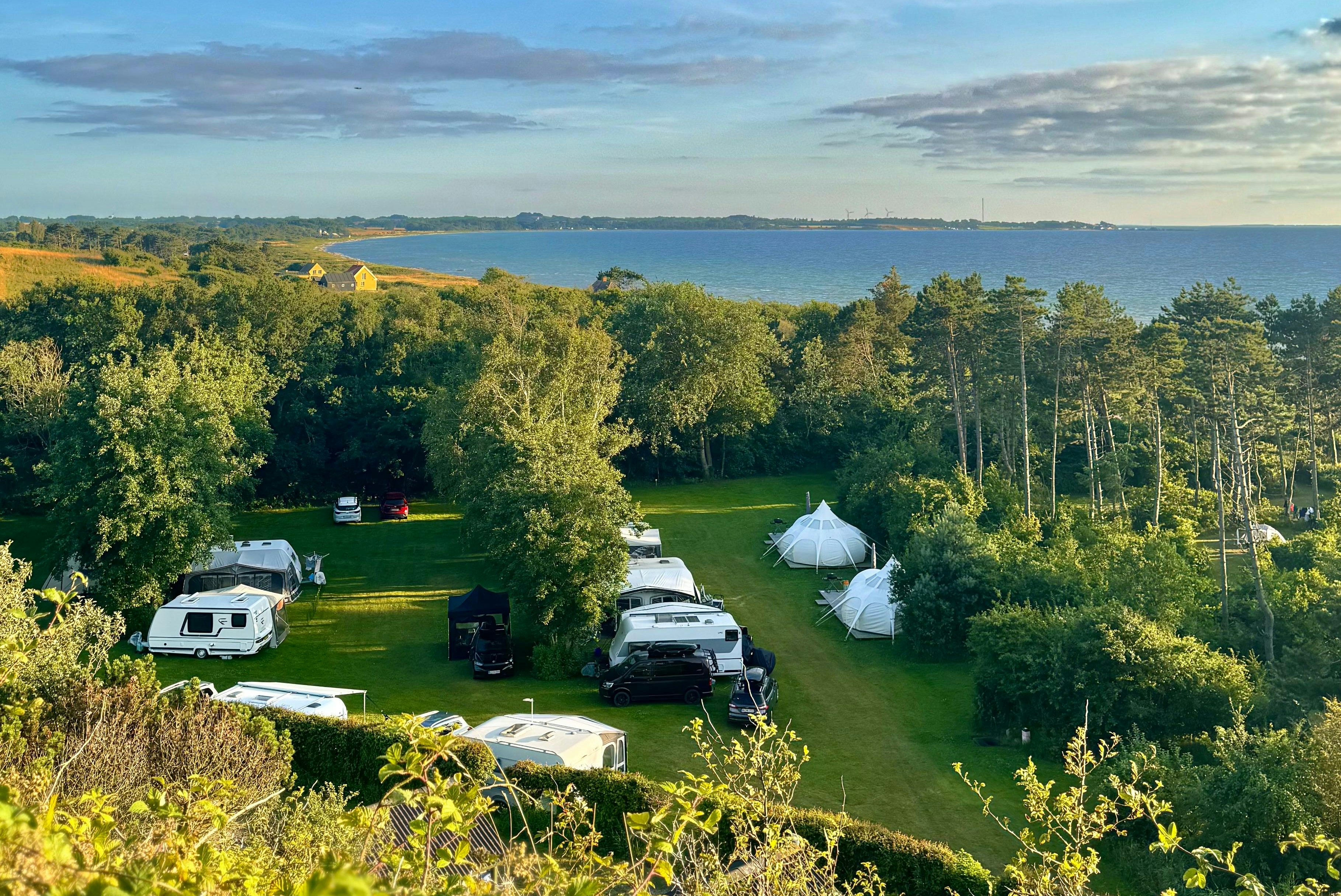 Sælvigbugtens Camping  - Campingplatz aus der Vogelperspektive