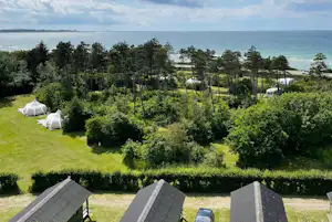Sælvigbugtens Camping - Luftaufnahme des Campingplatzes