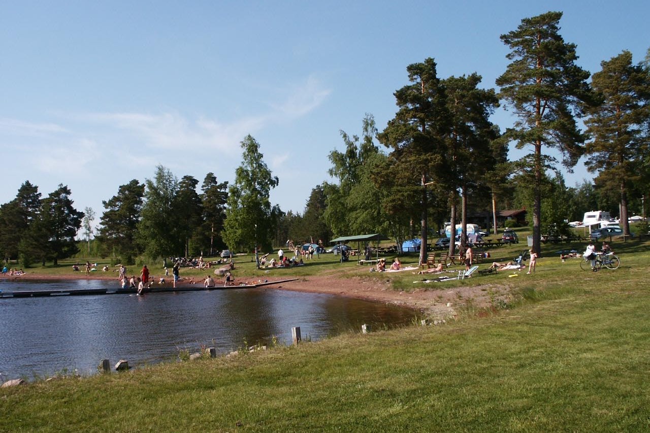 Sollerö Camping - Badestrand