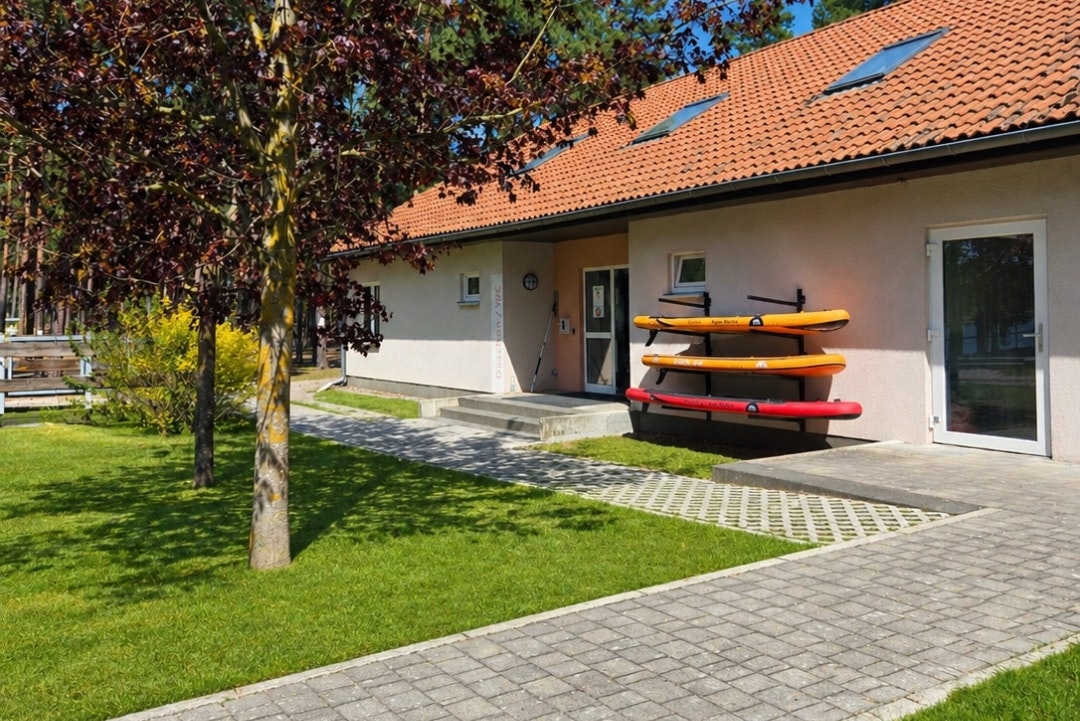 Spreewälder Seecamping Briesensee - Außenansicht des Sanitärgebäudes