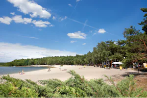Spreewälder Seecamping Briesensee - Blick auf den Badestrand am See