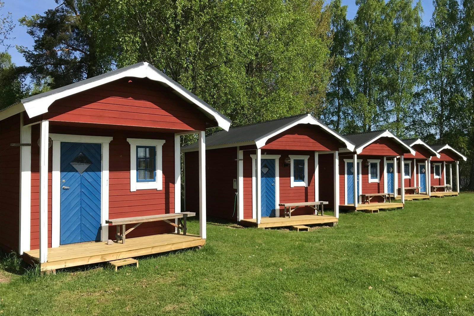 Steiner’s Camping & Lodge AB  - Mobilheime auf dem Campingplatz
