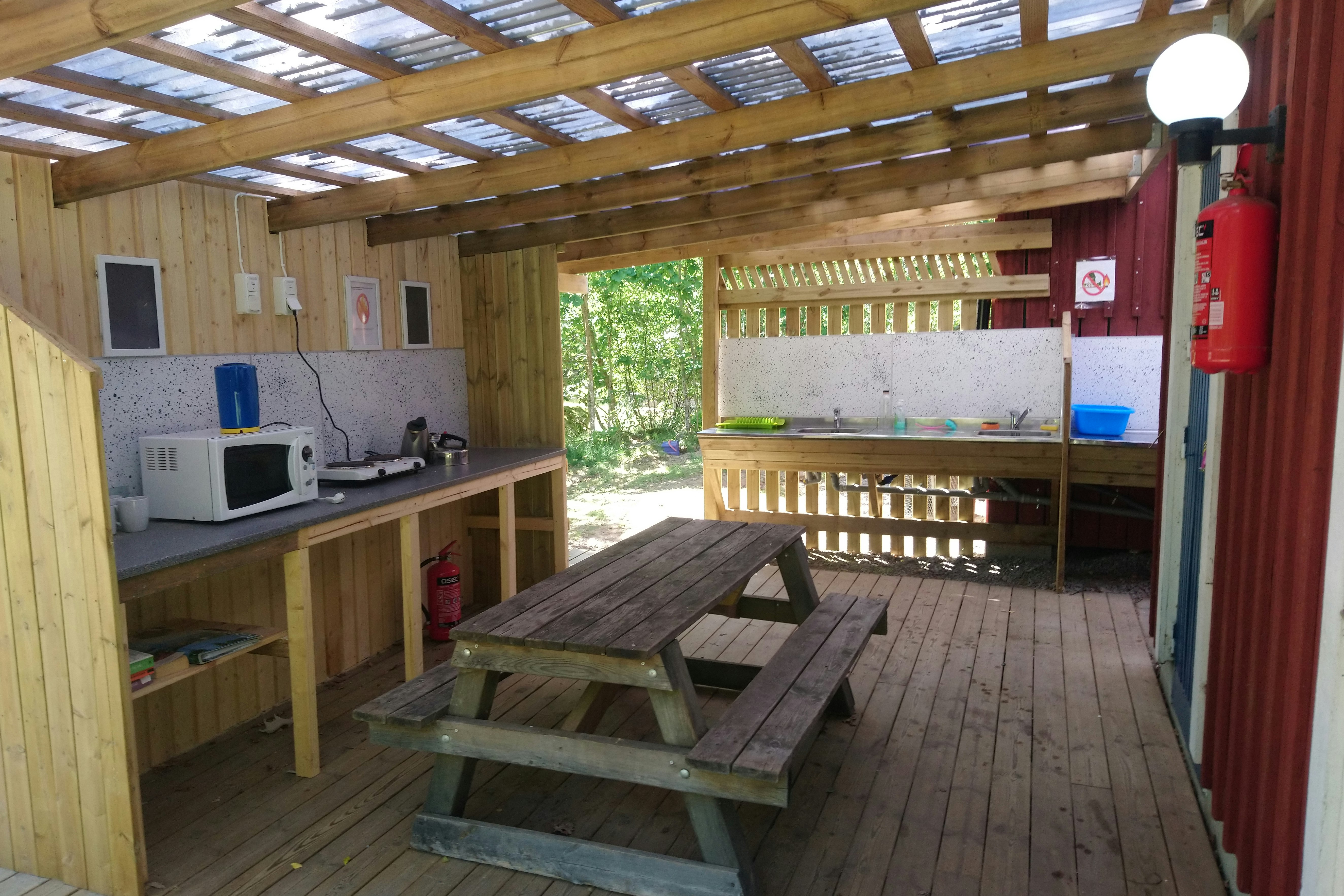 Stensjö Camping & Vandrarhem - Gemeinschaftsküche