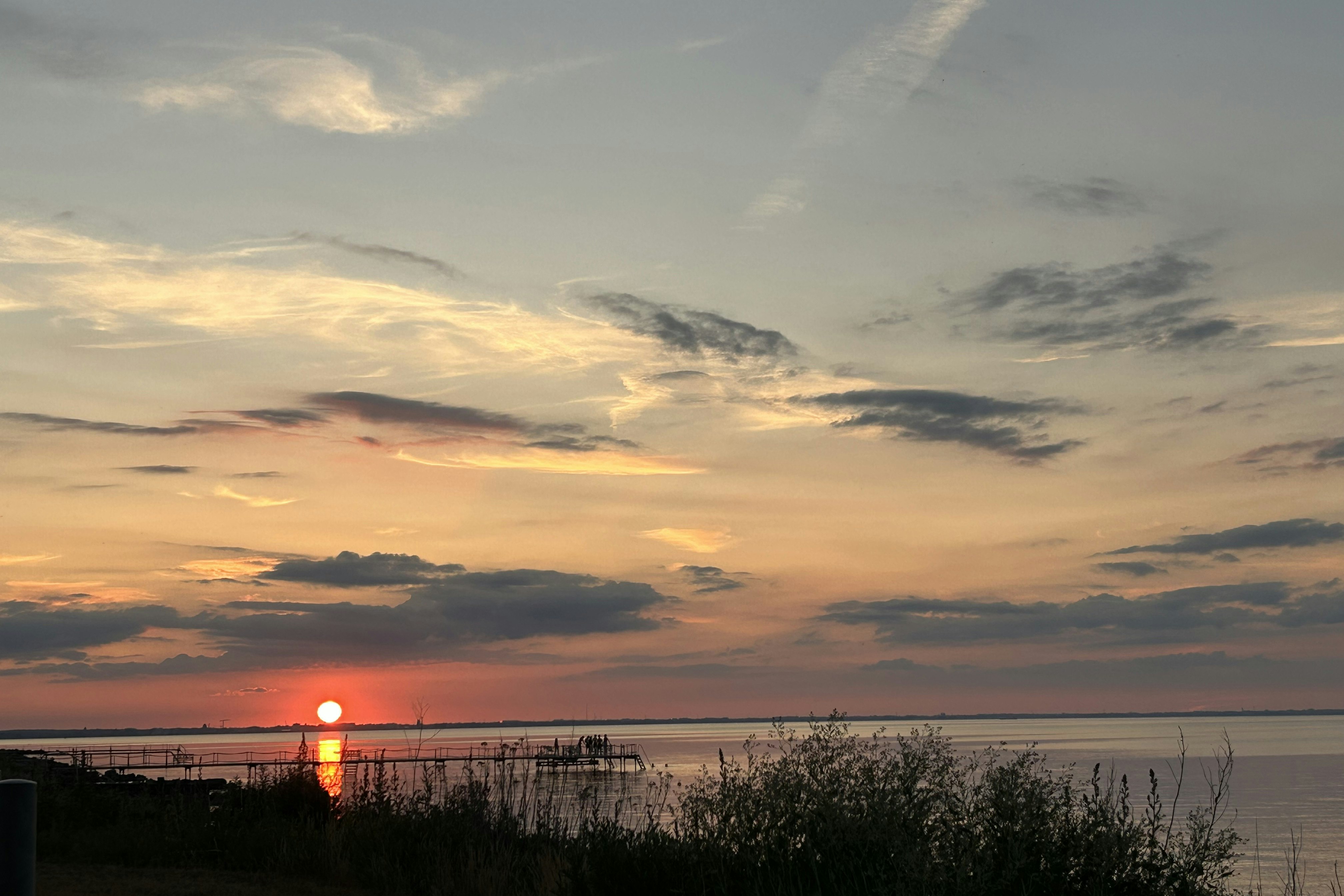 STEVNS CAMPING - Sonnenuntergang über dem Wasser