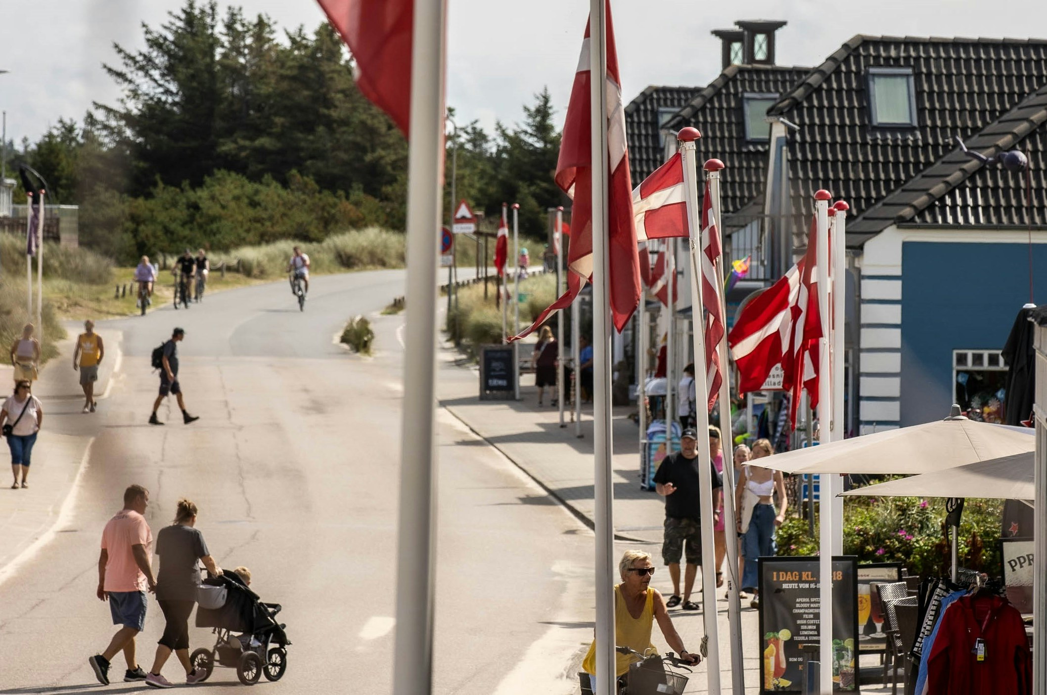 Stjerne Camping - Blick auf das Dorf in der Nähe des Campingplatzes