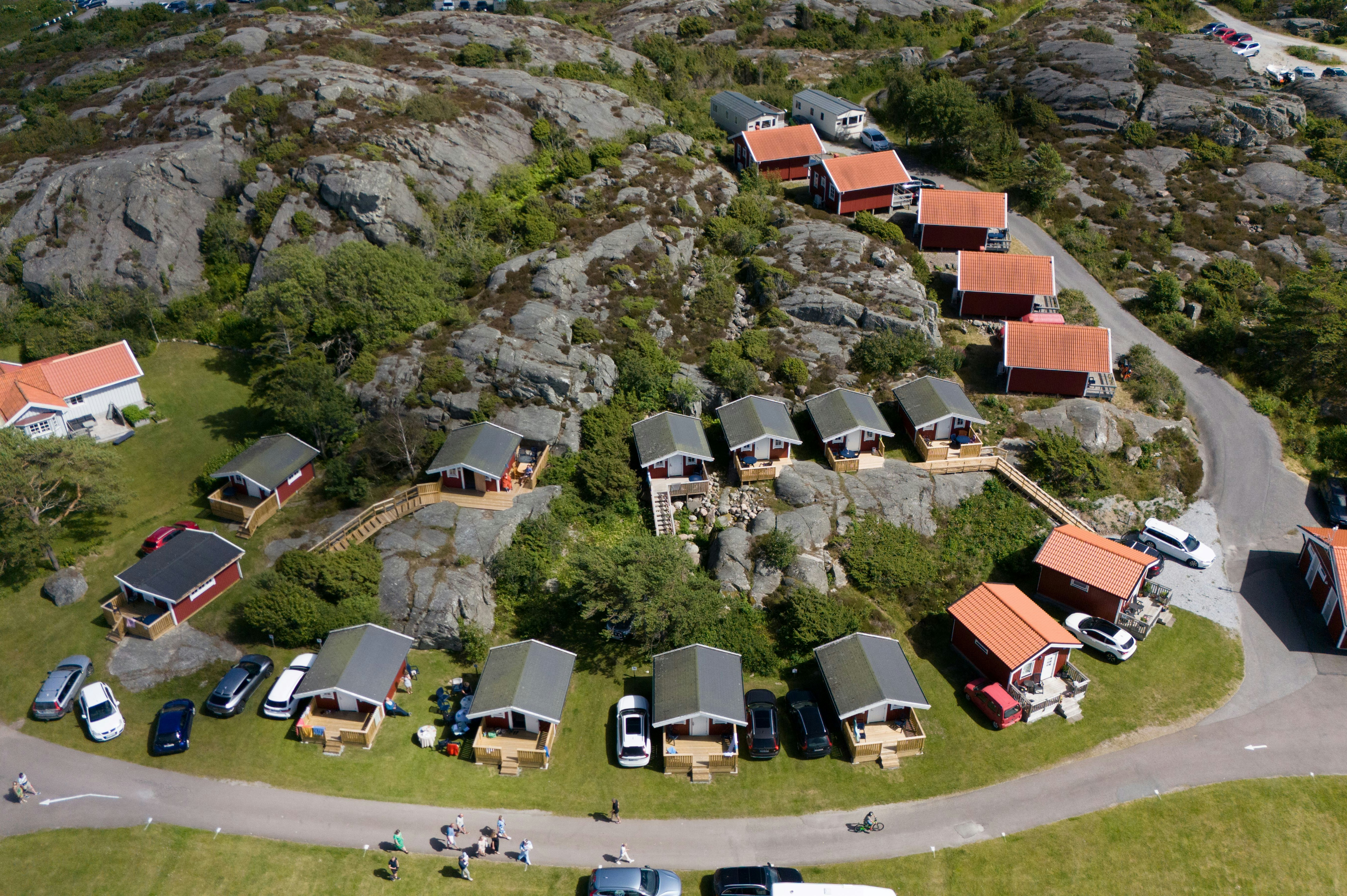 Stocken Camping  - Luftaufnahme des Campingplatzes
