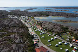 Stocken Camping - Luftaufnahme des Campingplatzgeländes