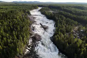 Storforsen Hotell & Camping - Fluss in Umgebung