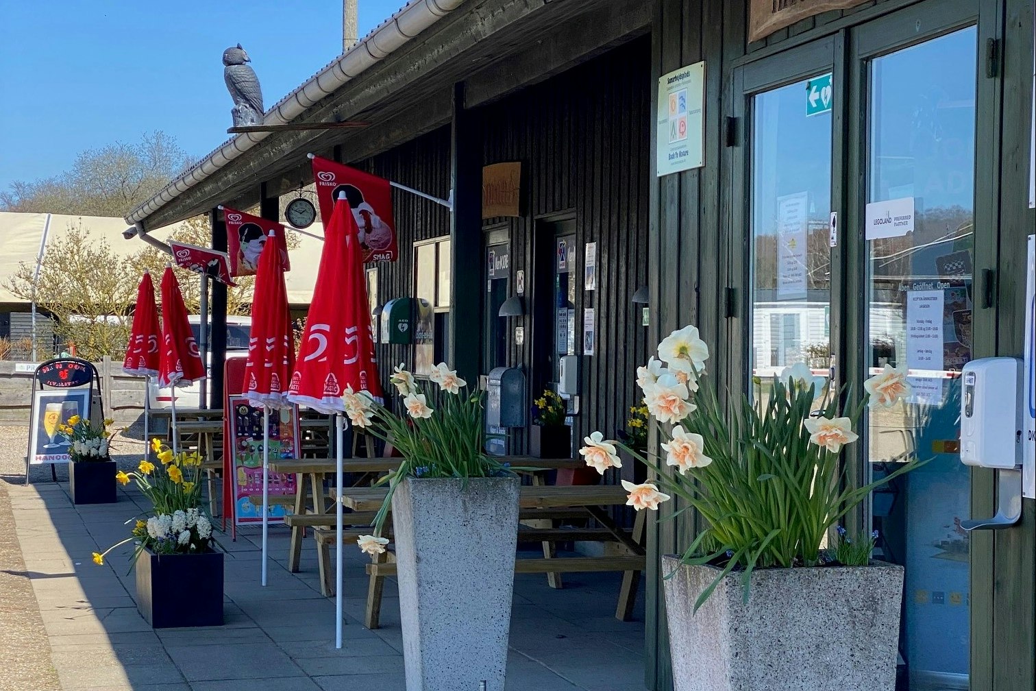 Rosenvold Strand Camping - Eisdiele auf dem Campingplatz