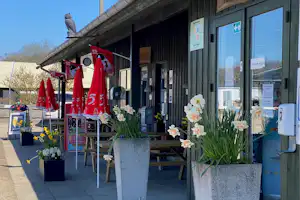Rosenvold Strand Camping - Eisdiele auf dem Campingplatz