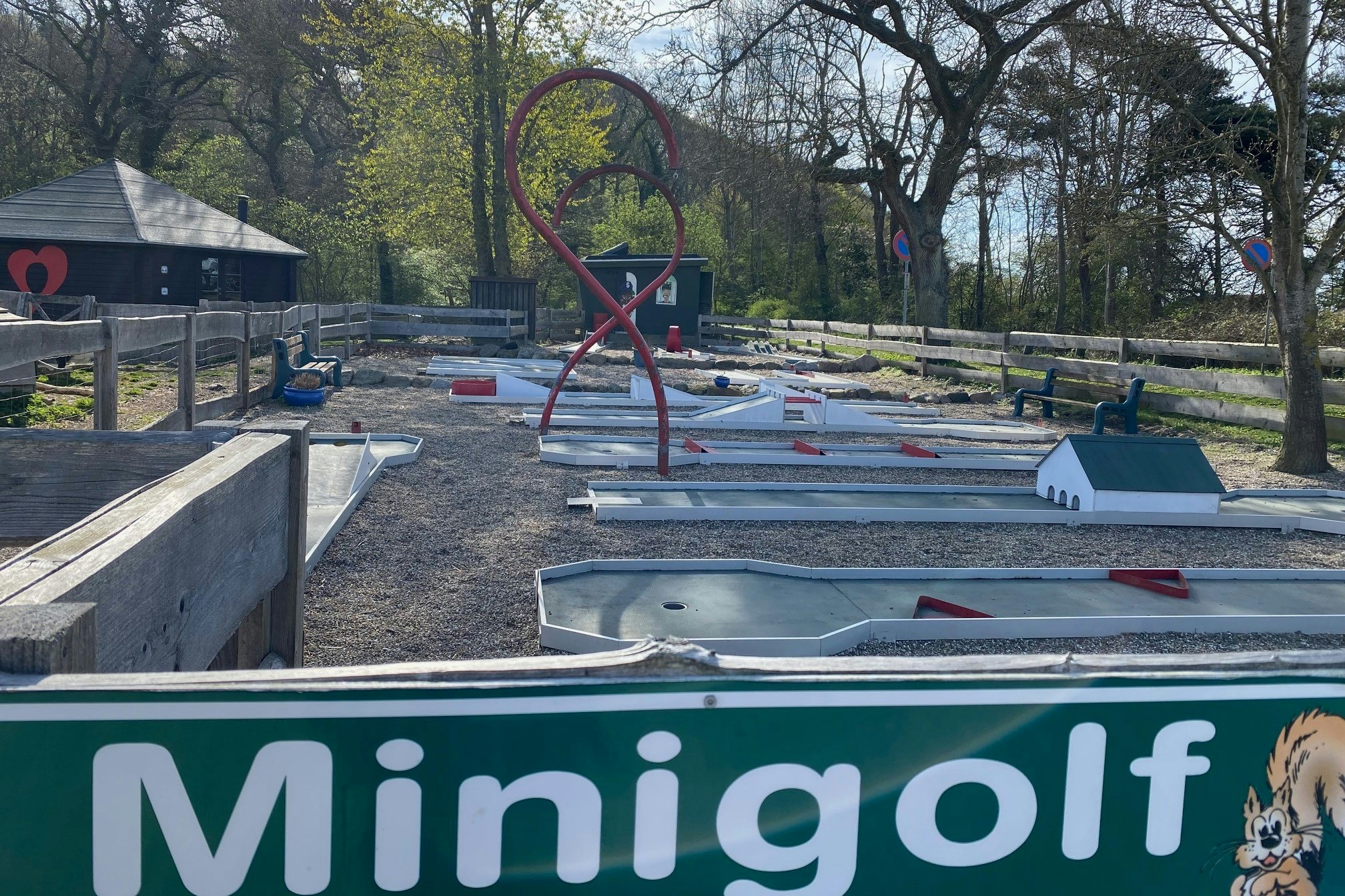 Rosenvold Strand Camping - Minigolfplatz auf dem Campingplatz