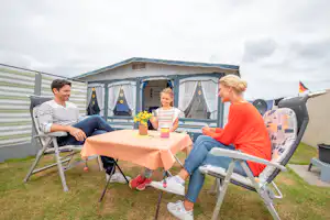 Strand- und Familienc. Bensersiel - Zeltplatz mit Gästen auf dem Campingplatz