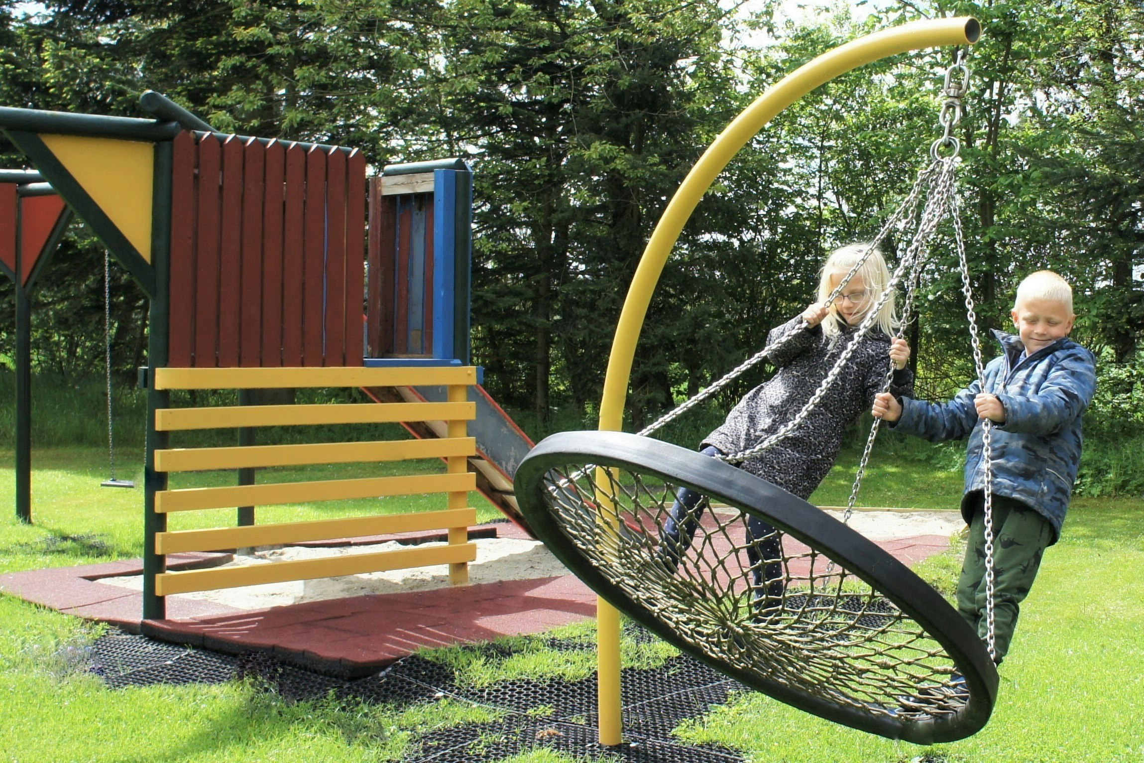 Tarm Camping  -  Poolbereich auf dem Campingplatz