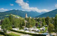 Tauerncamping Lerchenhof  - Campingplatz mit Blick auf die  Alpen