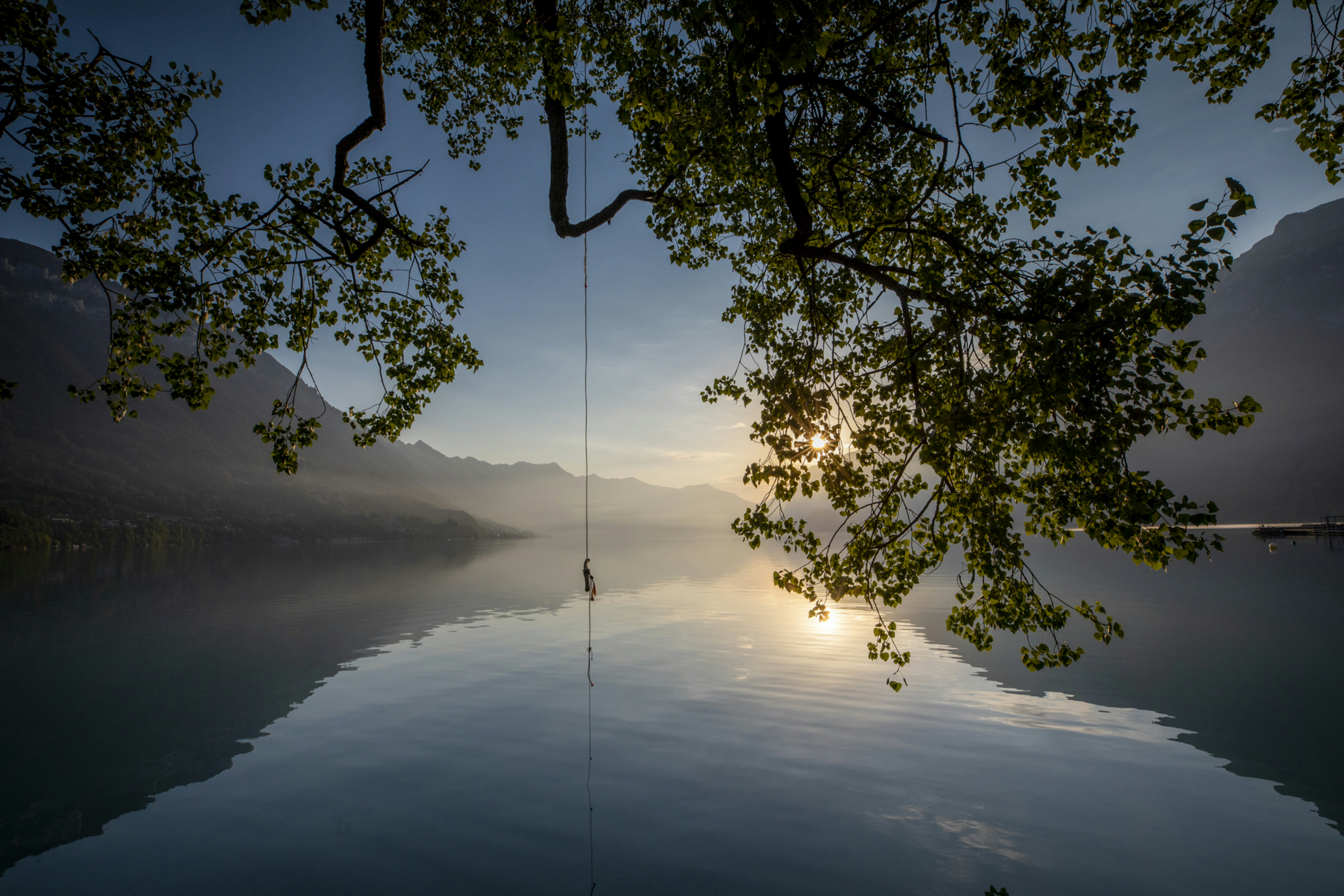 TCS-Camping Bönigen - Interlaken - Blick auf den See