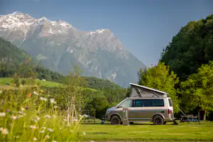 TCS Camping Olivone - Standplätze auf dem Campingplatz