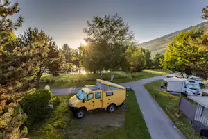 TCS Camping Sion - Standplätze auf dem Campingplatz