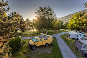 TCS Camping Sion - Standplätze auf dem Campingplatz