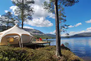 Telemark Camping & Motel - Glamping-Zelt am Wasser