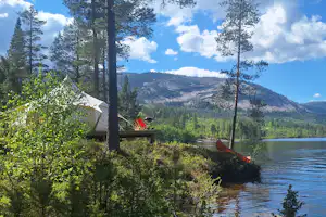Telemark Camping & Motel - Glamping-Zelte direkt am Wasser