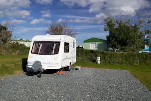 Tencreek Holiday Park - Wohnwagenstellplatz auf dem Campinggelände
