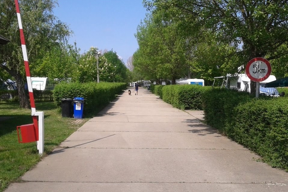 Termal Kemping - Eingangsbereich des Campingplatzes