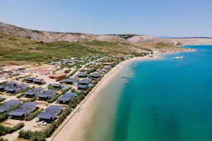 Terra Park SpiritoS - Blick auf den Campingplatz direkt am Strand