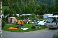 Terrassen Camping Traisen - Campingbereich für Zeltplatz