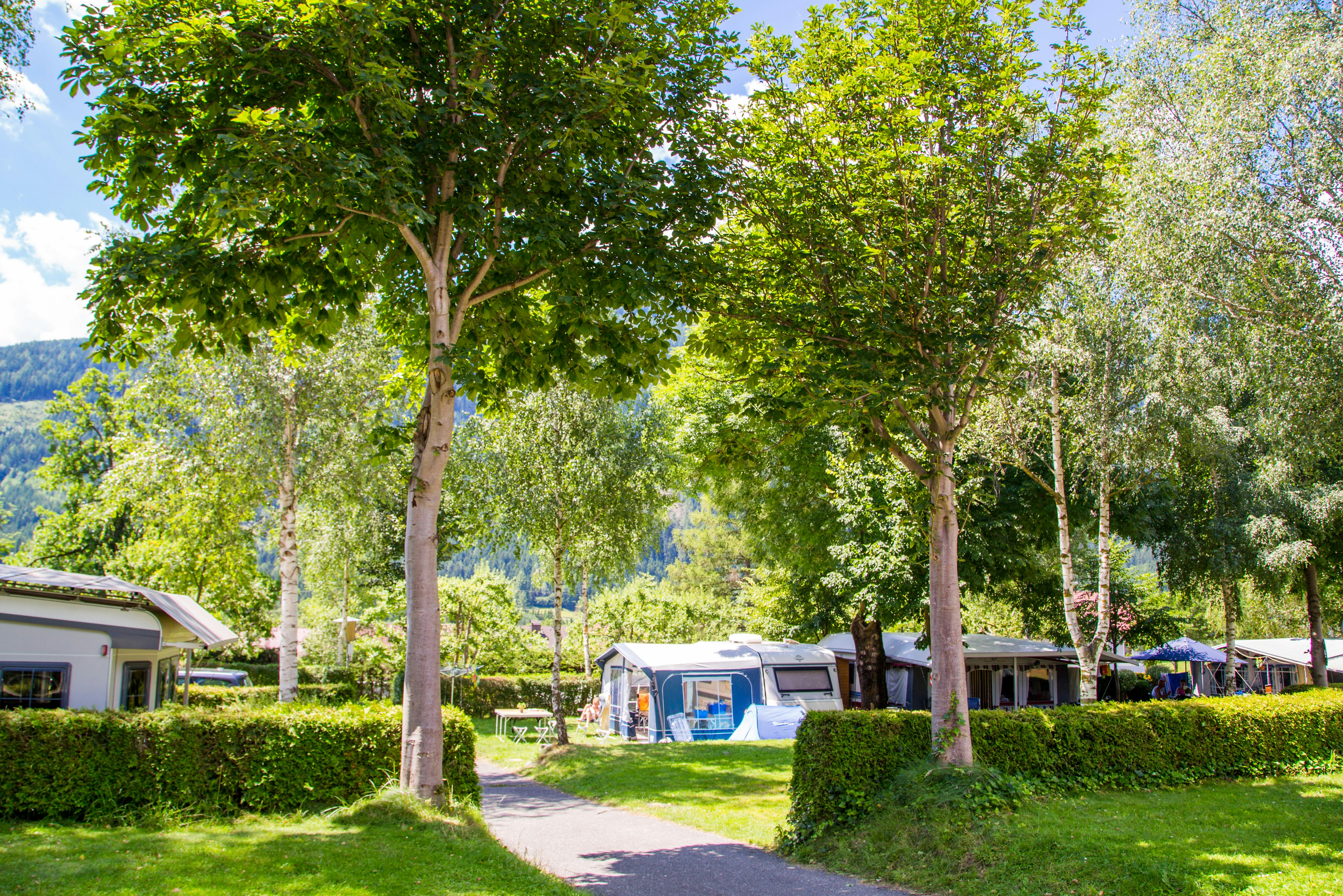 Terrassencamping Maltatal - Standplätze auf dem Campingplatz