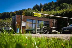 Terrassencamping Sandbank - Rezeption des Campingplatzes