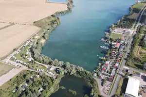 Thürkies-See-Camping - Campingplatz aus der Vogelperspektive