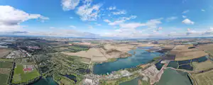 Thürkies-See-Camping - Panoramaansicht der Umgebung des Campingplatzes