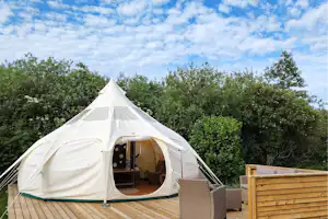 Tipperne Camping - Glamping-Zelt auf dem Campingplatz