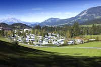 Tirol-Camp - Übersicht auf das gesamte Campingplatz Gelände 