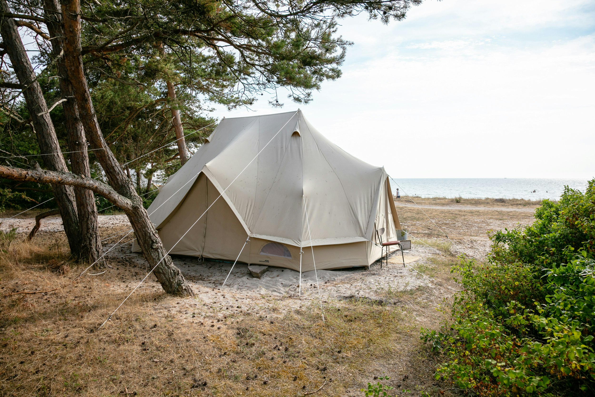Tofta Camping - Zeltplatz auf dem Campingplatz