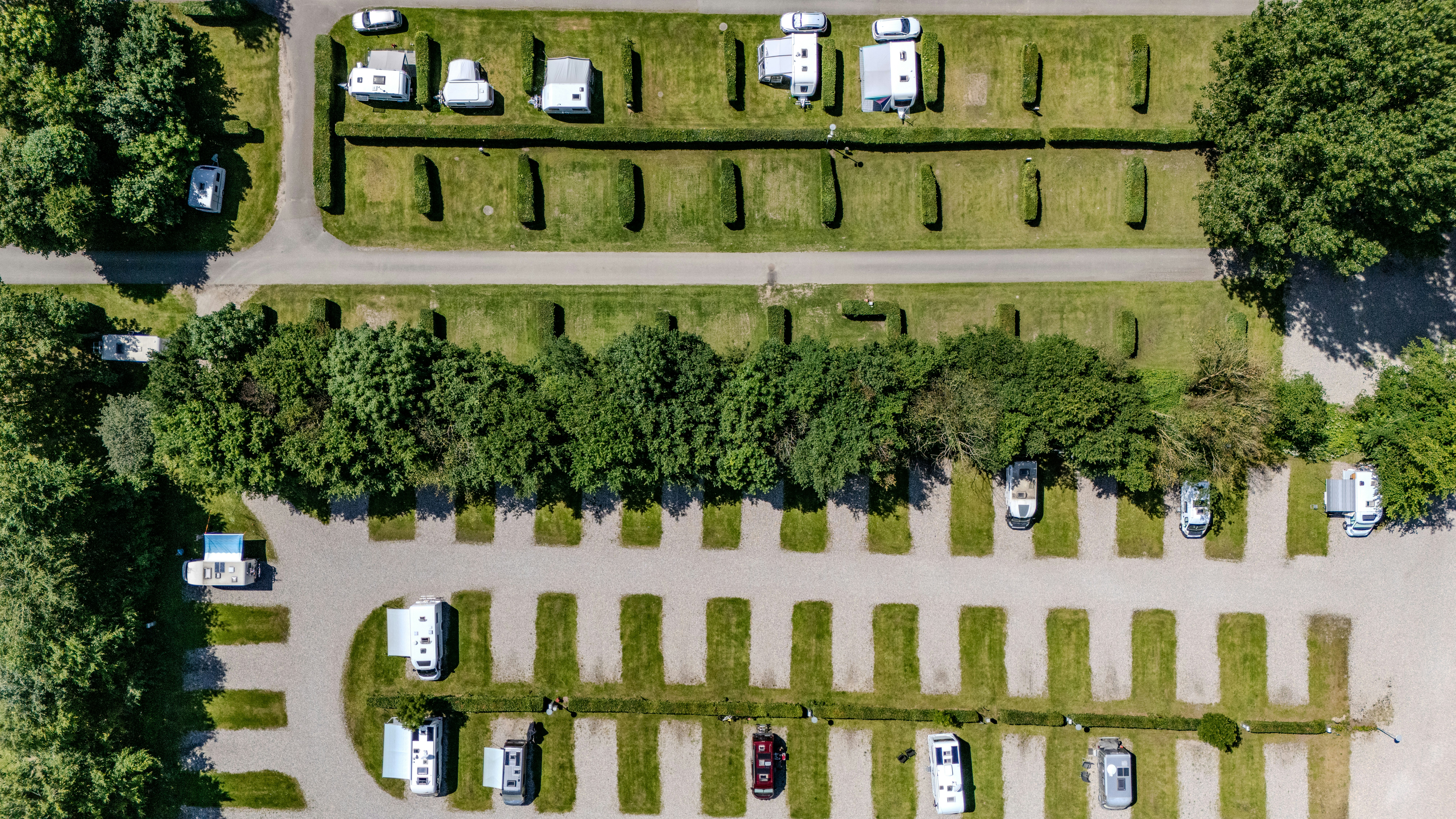 Tønder Byferie  - Luftaufnahme des Campingplatzes