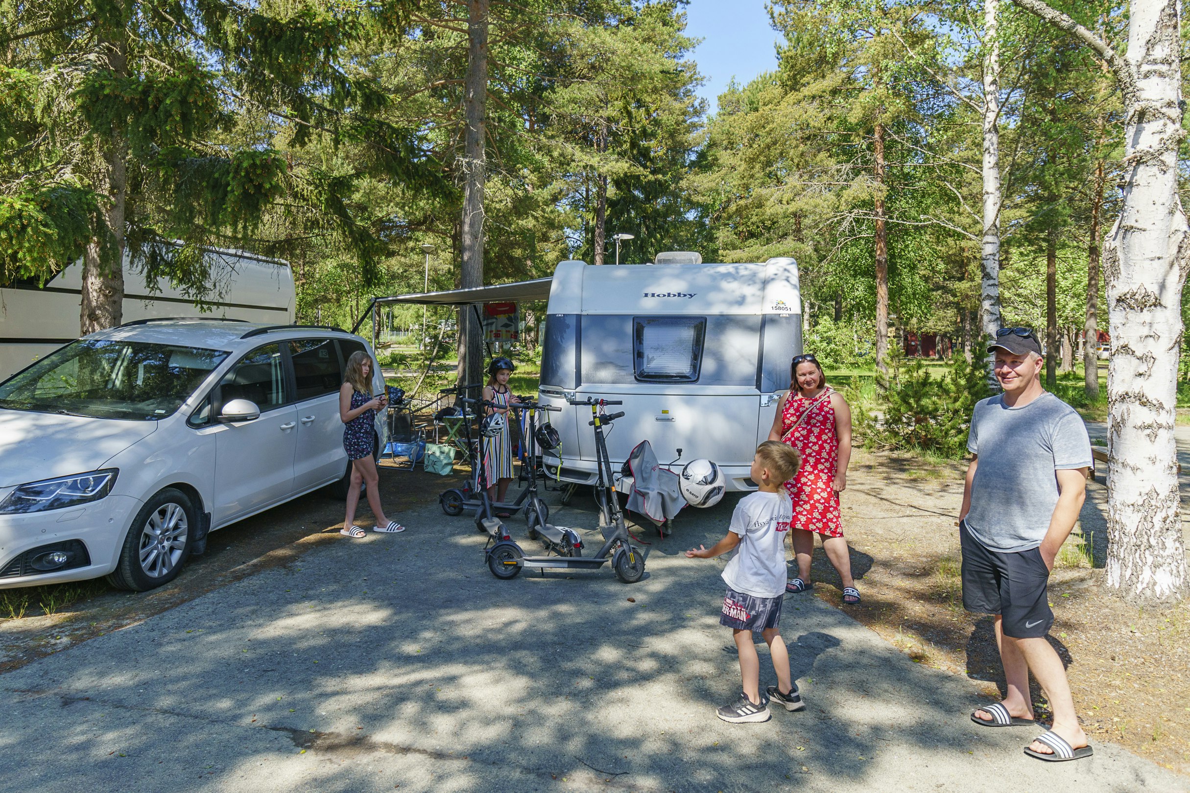 Yyteri Resort & Camping - Standplätze auf dem Campingplatz
