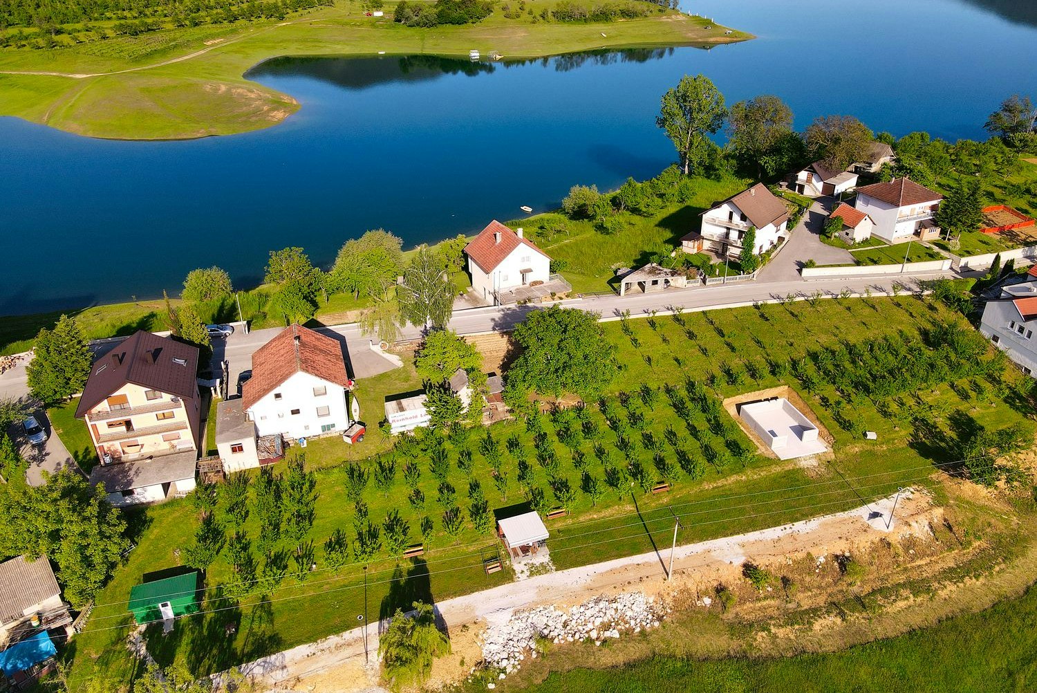 Tune Lakeside Resort  - Luftaufnahme des Campingplatzes