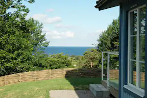 Ugglarp Camping - Mobilheim mit Blick auf das Wasser