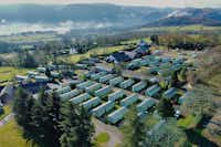 Ullswater Holiday Park - Luftaufnahme der Mobilheime auf dem Campingplatz
