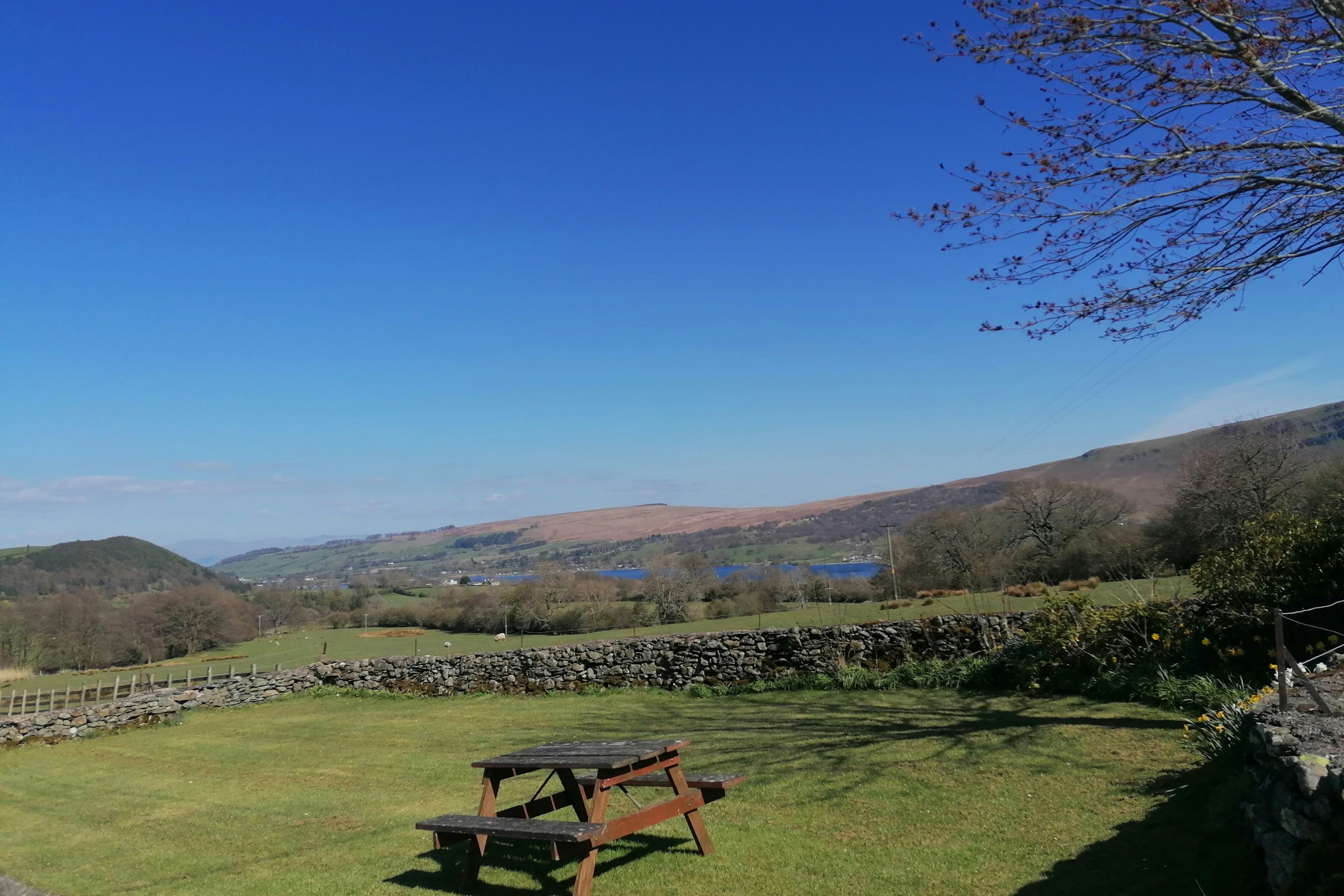 Ullswater Holiday Park - Picknicktisch mit Blick in die Natur