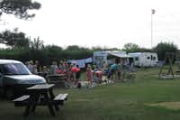 Ulslev Strandcamping  -  Spielplatz auf dem Wohnwagen- und Zeltstellplatz vom Campingplatz