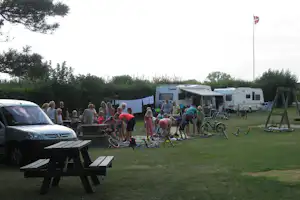 Ulslev Strandcamping - Spielplatz auf dem Wohnwagen- und Zeltstellplatz vom Campingplatz
