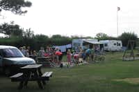 Ulslev Strandcamping  -  Spielplatz auf dem Wohnwagen- und Zeltstellplatz vom Campingplatz