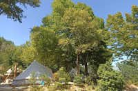 Umbria Camp - glamping zelt im Schatten der Bäume