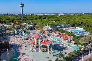 Camping Union Lido - Wasserspielplatz für Kinder auf dem Campingplatz
