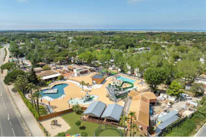 Camping La Marine - Luftaufnahme des Campingplatzes