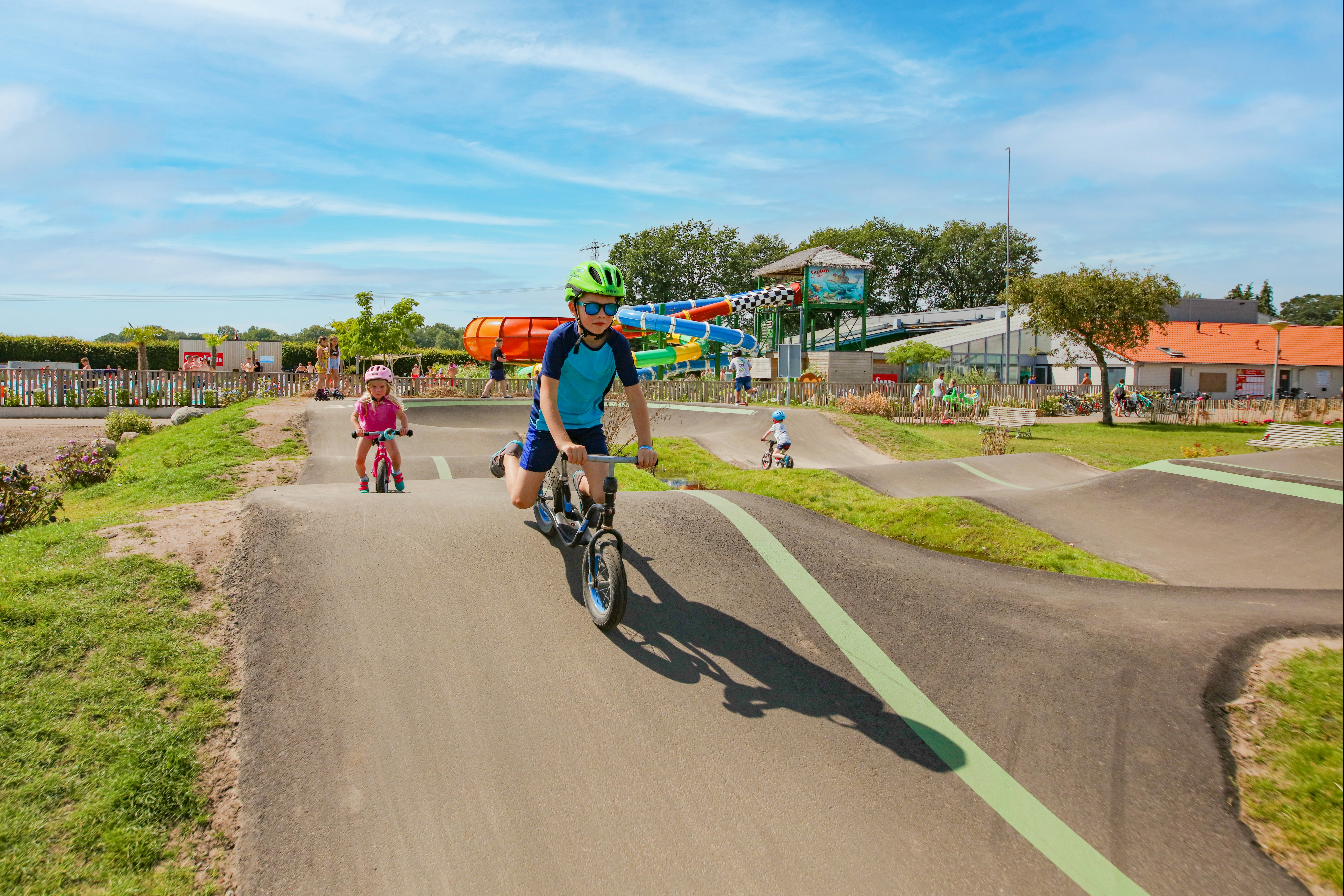 Capfun Camping Fruithof - Fahrradparcours auf dem Campingplatz