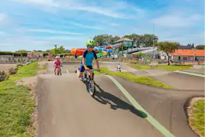 Capfun Camping Fruithof - Fahrradparcours auf dem Campingplatz