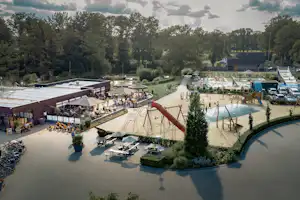 Vakantiepark de Italiaanse Meren - Luftaufnahme des Campingplatzes